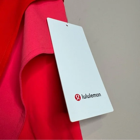 NWT Lululemon Asymmetrical Layered HR Tennis Skirt skort Sizes 6 Red/ Pink H20 - Picture 7 of 12